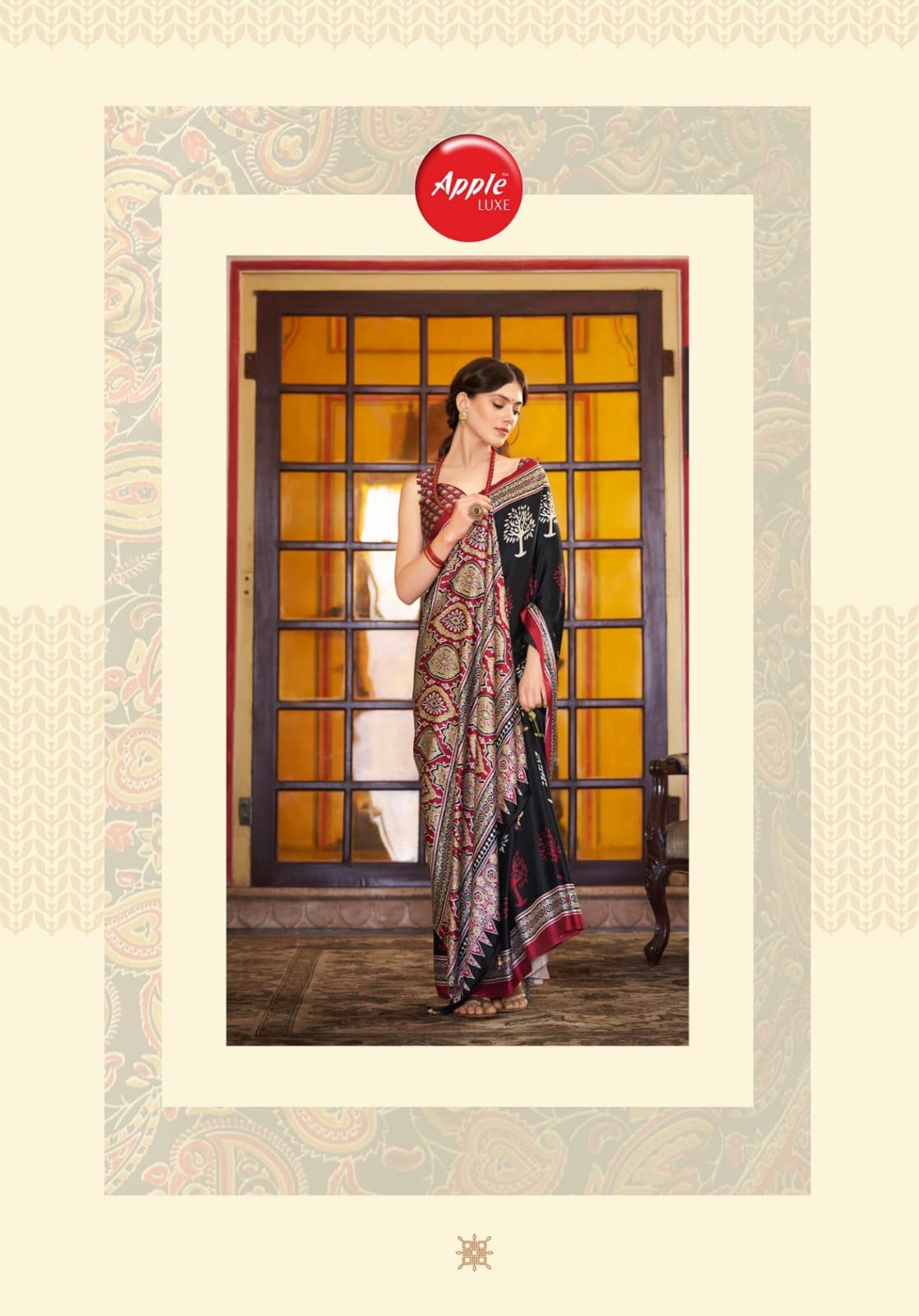 Mohar Vol 2 By Apple Japan Satin Printed Sarees Wholesale Market In Surat With Price